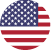 Flag of the United States representing flower supply services